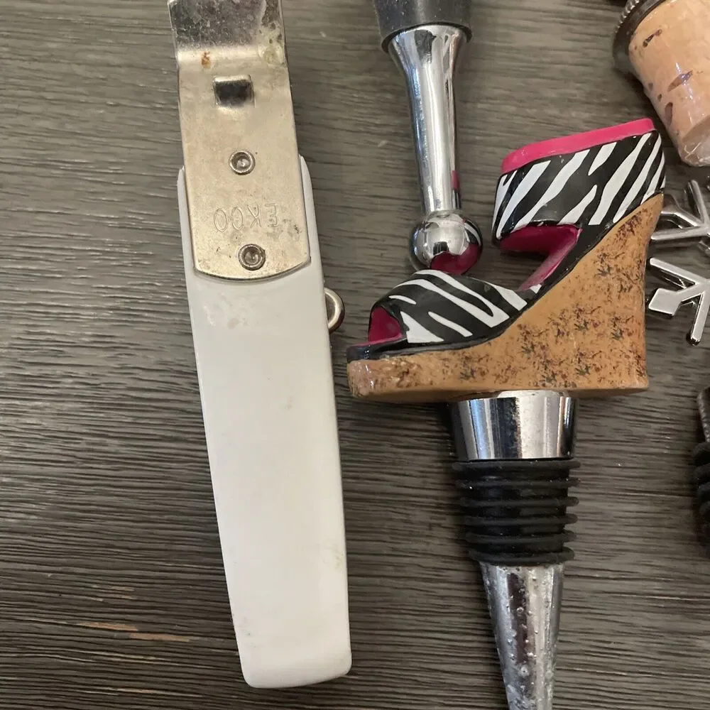 corkscrew wine bottle opener Stopper Lot